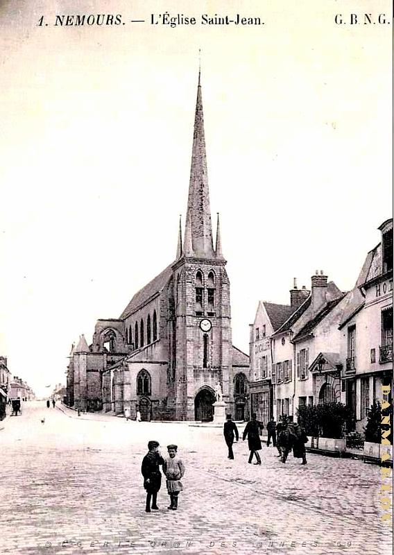 Nemours - Eglise Saint-Jean - 1907.jpg